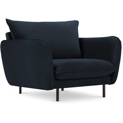 Cosmopolitan Design Temno modri žametni fotelj Vienna - Cosmopolitan Design Cene