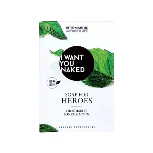 I WANT YOU NAKED for heroes natural soap