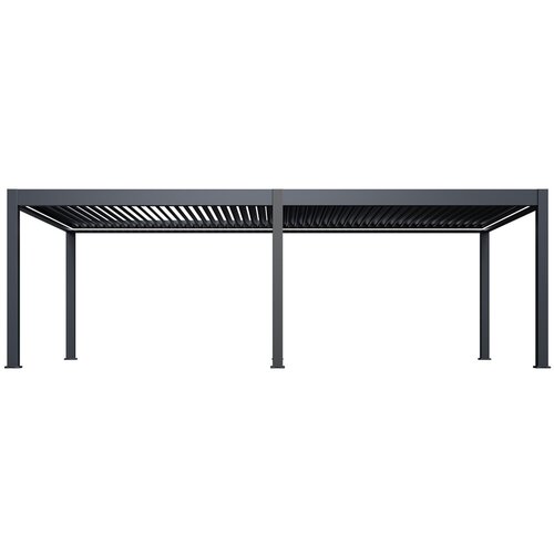 Pergole Luksuzna motorizirana bioklimatska pergola PRESTIGE 8×4 m, aluminij &ndash; samostojeća Cijene