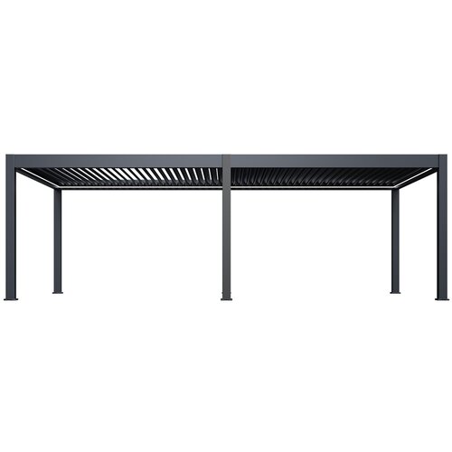 Pergole Luksuzna motorizirana bioklimatska pergola PRESTIGE 8×4 m, aluminij &ndash; samostojeća Cijene
