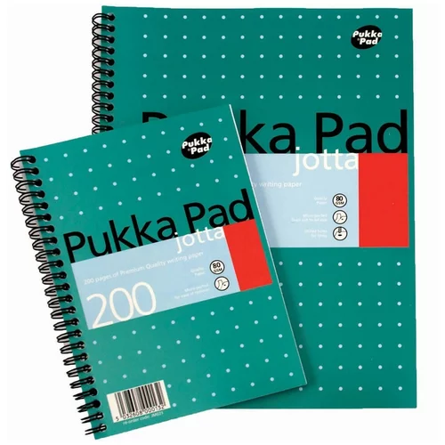  Spiralna bilježnica Pukka Pad Metalik, A4 sa crtama