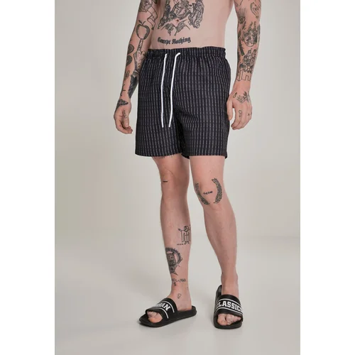 Mister Tee Black Swimsuit FuckYou Swimshorts