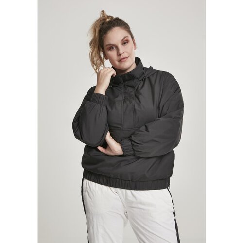 Urban Classics Ladies Panel Pull Over Jacket black Slike