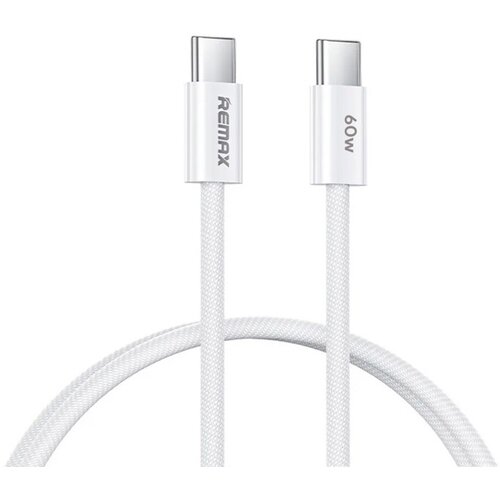 Remax Kabel Chelectricy RC-C010 65w PD Fast charging Type-C na Type-C beli Slike