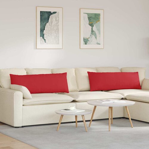  Jastučići za sofu 2 pcs Crvena 120 x 40 cm tkanina Cene