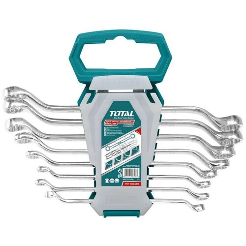 Total 8-dijelni set ključeva 486, 6x7/8x9/10x11/12x13/14x15/16x17/18x19/20x22/1000g/ INDUSTRIAL (THT102486) Slike