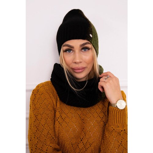 Kesi Women's three-color set P103 black+khaki Cijene