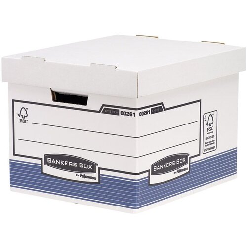 Fellowes arhivska kutija za registratore standard 0026101 belo-plava Slike