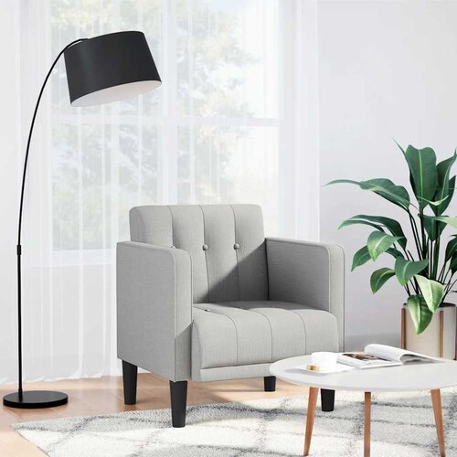 SOFA s naslonima za ruke, siva, 53 cm, tkanina Slike