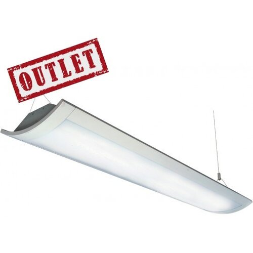 Mitea Lighting Fluo svetiljka viseća M-A2x18W T8 siva+opal Slike