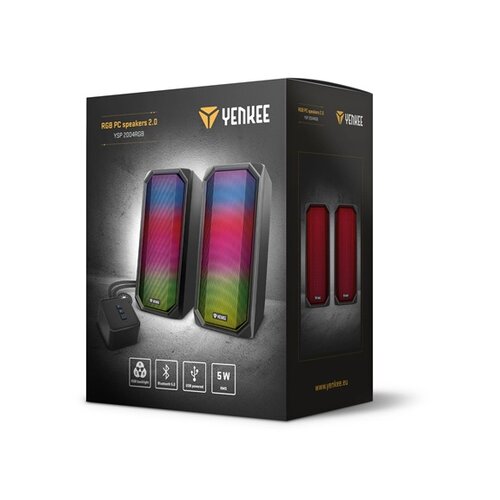 Yenkee Zvučnik USB YSP 2004RGB, Crni Cijene