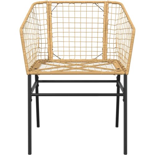  Vrtni blagovaonski set od 5 dijelova, smeđi, poliratan, staklo Smeđa 160 x 80 x 74 cm Slike