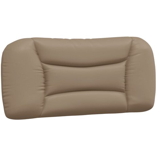 VidaXL Jastuk za uzglavlje boja cappuccina 90 cm od umjetne kože Slike