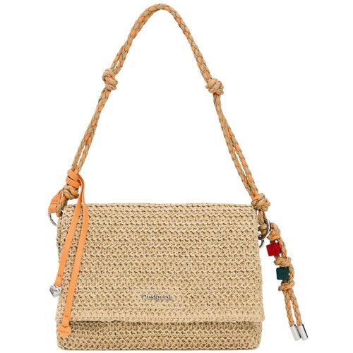 Desigual HALF LOGO RAFFIA VENECIA Bež Cijene