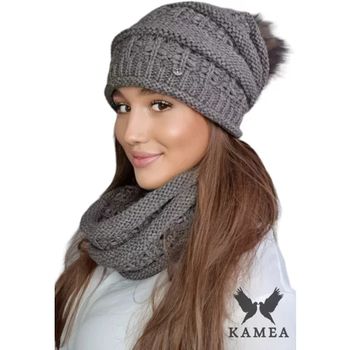 Kamea Woman's Set Hat&Chimney K.22.206.11