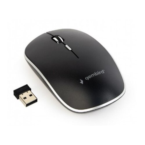 Gembird MUSW-4BS-01 Silent Wireless Black, brezžična miška Cene