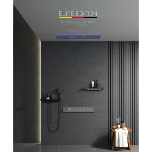 ELITE EDITION Najnovej&amp;scaron;i luksuzni vgradni tu&amp;scaron; set s 6 funkcijami - BCS1045 &amp;mdash; Bela &amp;mdash; Dva izliva Slike
