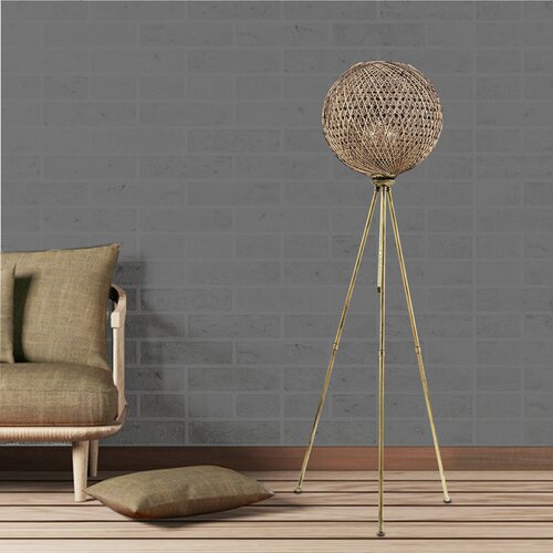 Opviq podna lampa Pied, 138 cm, zlatna boja Cene