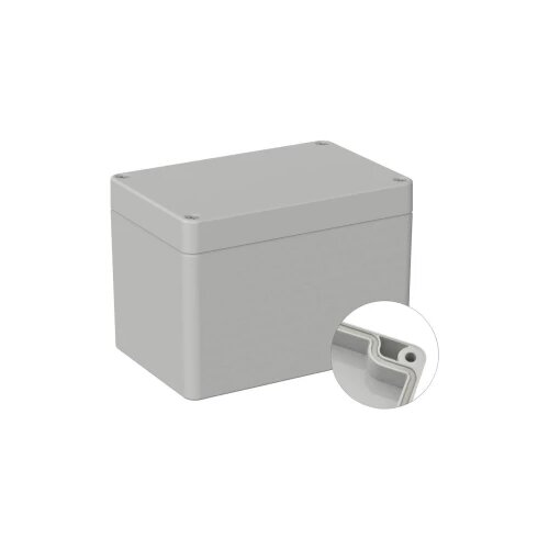 TRU COMPONENTS univerzalno kući&amp;scaron;te 120 x 80 x 85 pc svijetlosiva (ral 7035) 1 St. Slike