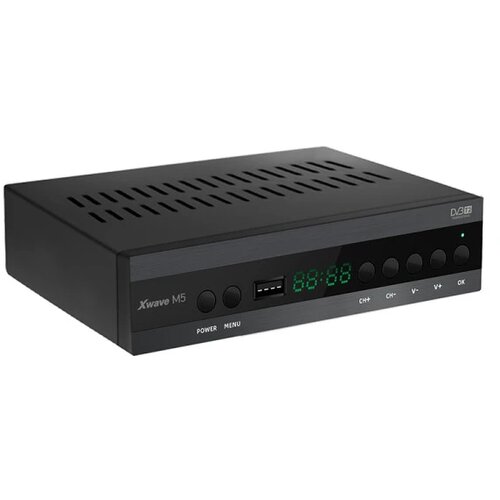 X Wave M5 DVB-T2 Set Top Box,LED,scart,HDMI,RF in-out,USB,media player,metalno kući&scaron;te Cene