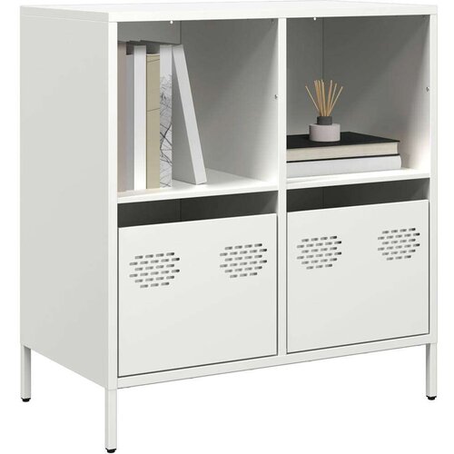 vidaXL Komoda bijela 68x39x73,5 cm hladno valjani čelik Cene