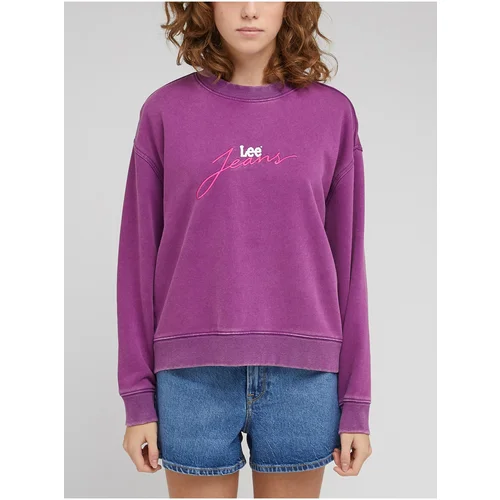 Lee Purple Womens Sweatshirt - Women