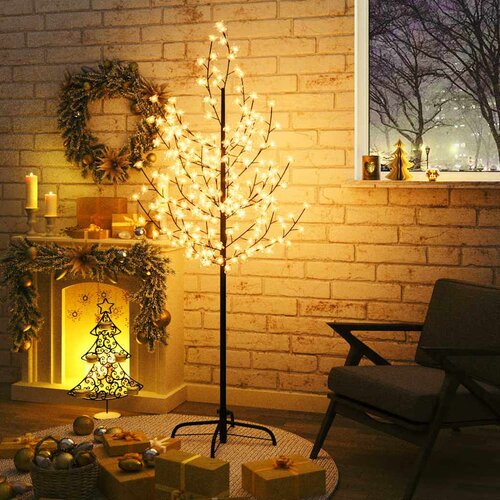  Drvce rascvjetane trešnje 200 tople bijele LED žarulje 180 cm Cene