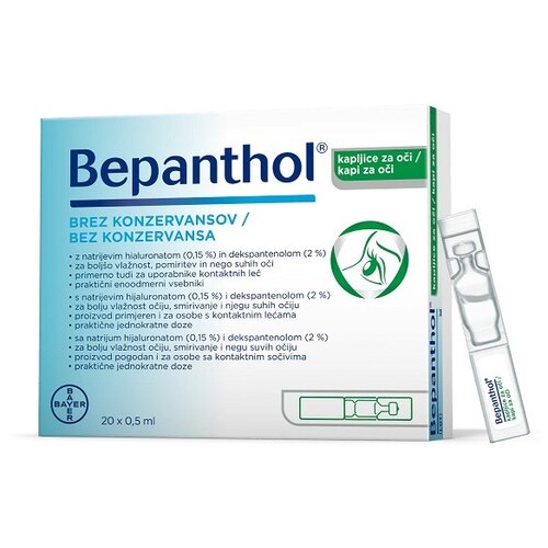 Bepanthen Bepanthol kapi za oči, 10ml Slike