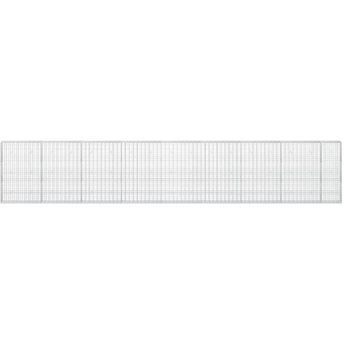  Gabion s žicom debljine 3,5 mm i mrežom 5x10 cm 850x30x150 cm Slike