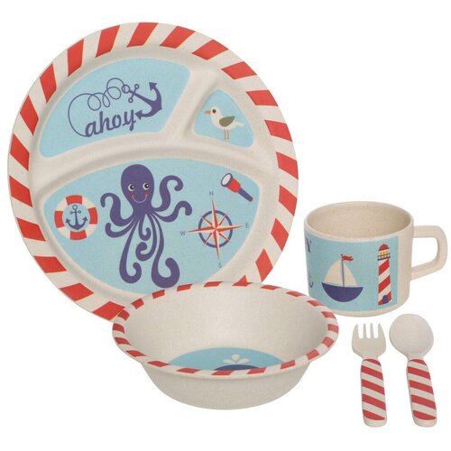 Premier Housewares Dječji set posuđa 5 kom od bambusa Eden &amp;ndash; Slike