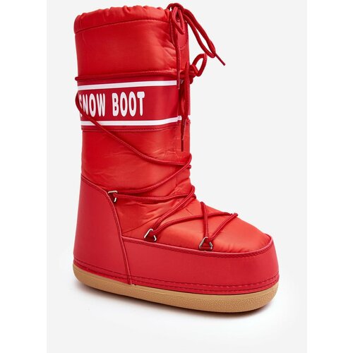 Kesi Women's Red Venila Snow High Boots Slike
