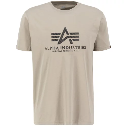Alpha Industries Majica pesek / rjava