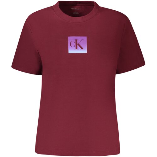 Calvin Klein WOMEN&#39;S SHORT SLEEVE T-SHIRT RED Cijene