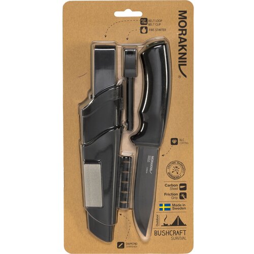 Morakniv bushcraft survival hunting knife black Slike