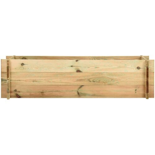 Maison Chic Dvignjeno vrtno Cvetlično korito - Cvetlični Lonec impregnirana borovina 120 cm, (21790479) Cene