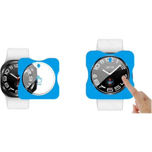INF Zaščita zaslona iz kaljenega stekla za Samsung Galaxy Watch (2 paketa) Samsung Galaxy Watch 6 47mm, (21663920) Cene