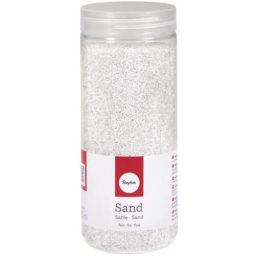 RAYHER Pesek, fin, bel, 0,1-0,3 mm, 800g, (20615032) Slike