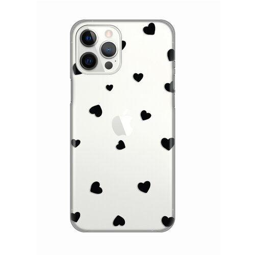 maska Silikonska Print Skin za iPhone 12 Pro Max 6.1 Hearts Slike