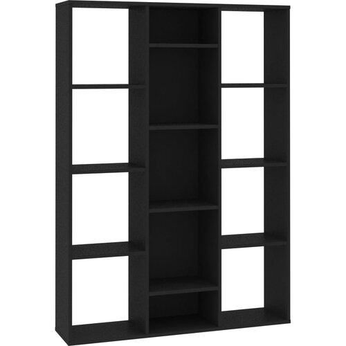 Maison Chic Knjižna omara - Knjižni regal črna 100x24x140 cm iverna plošča, (21725727) Cene