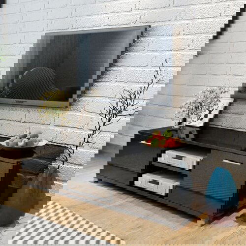 TV Ormarić visoki sjaj bijeli 120 x 40,3 x 34,7 cm Slike