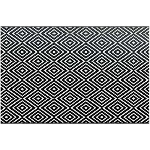 Maison Chic Zunanja Preproga, Rug bela in črna 190x290 cm PP, (22122522) Cene