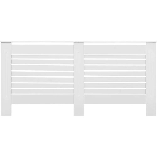 VidaXL pokrov za radijator bijeli 172 x 19 x 81,5 cm mdf Slike