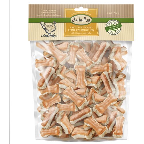 Lukullus Bigpacks žvečilne kosti 750 g - Pi&amp;scaron;čanec 5 cm Slike