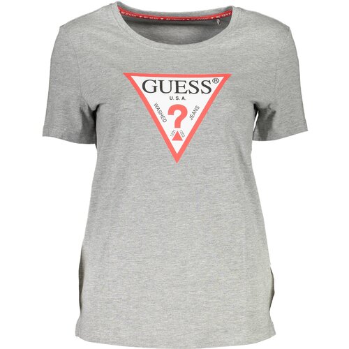 Guess Jeans SHORT SLEEVE T-SHIRT WOMEN GREY Slike