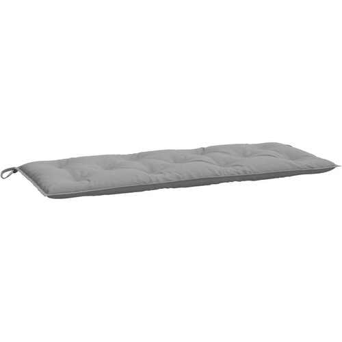  Jastuk za vrtnu klupu sivi 120 x 50 x 7 cm od tkanine Oxford Slike