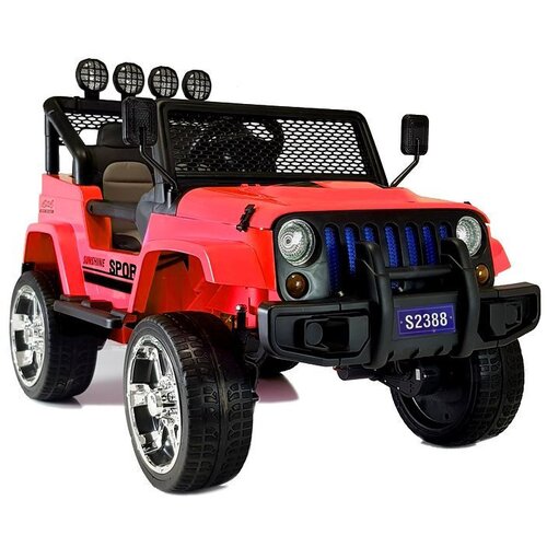  Auto na akumulator S2388 Jeep 4x4 - crveni Slike