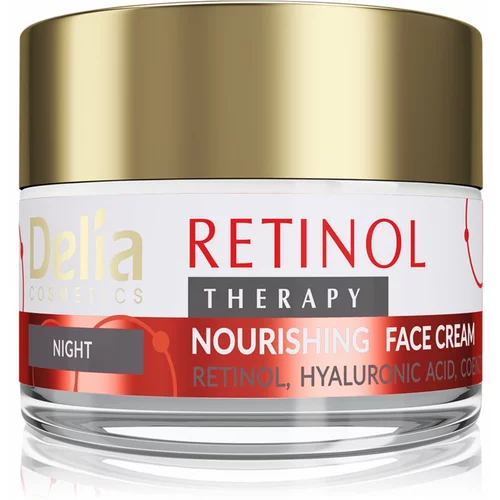Delia Cosmetics Retinol Therapy hranjiva noćna krema 50 ml