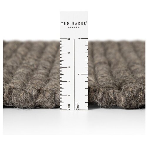 Ted Baker Temno siv/temno rjav ročno tkan volnen tekač 80x250 cm Camden Parker &amp;ndash; Slike