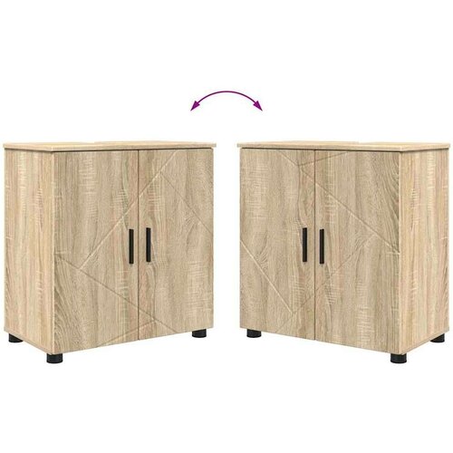 VidaXL Kupaonski ormar sonoma hrast 61 x 35 x 64 cm Konstruirano drvo Slike