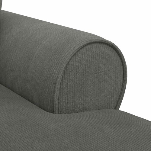  Ležaljka s suknjom s jastukom 3 pcs Tamno siva Kordura tekstil Slike